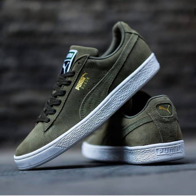 PUMA SUEDE GREEN ORIGINAL