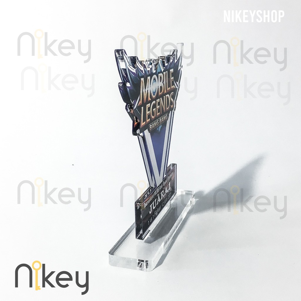 Standee Akrilik, Plakat Akrilik, Piala Juara Custom 20x15cm, 5MM