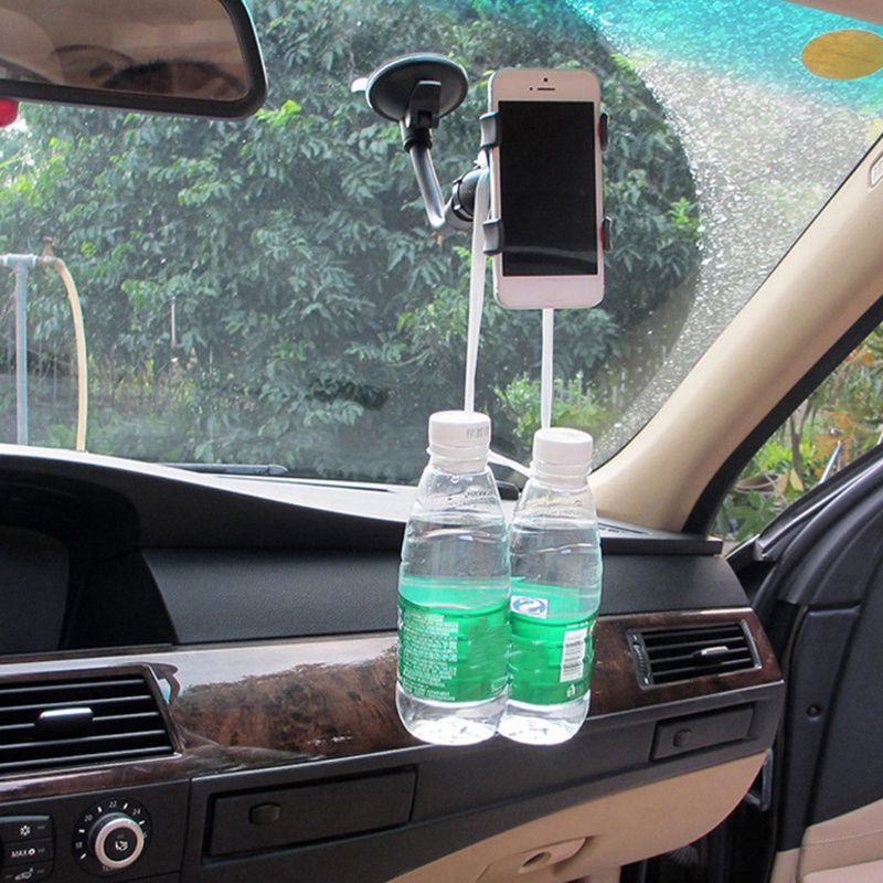 Cre Bracket Dudukan Handphone Universal Rotasi 360 Derajat°Bracket Stand Holder Handphone Multifungsi Adjustable Dengan Suction Cup Untuk Mobil