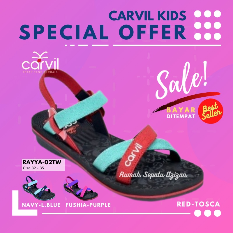 Carvil Sandal Gunung Anak Perempuan Rayya TW