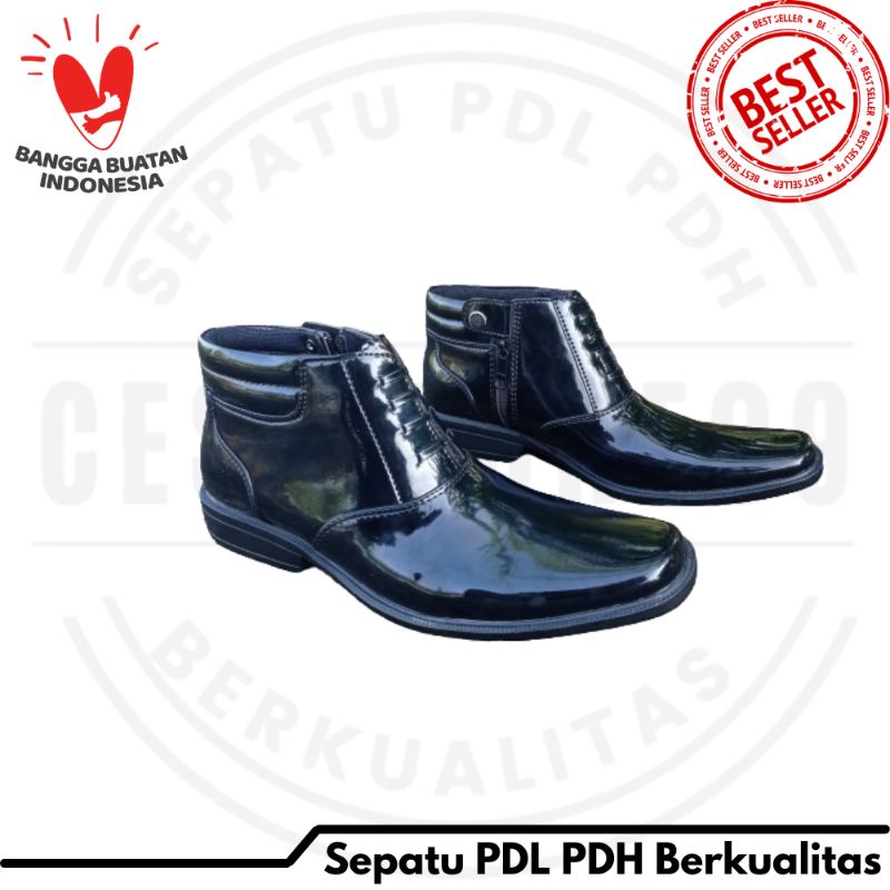 Sepatu PDH TNI POLRI Sepatu PDH Kantor Dinas Murah Berkualitas