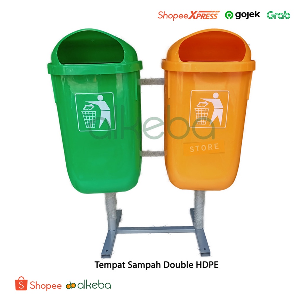 Tempat Sampah Tanam Double HDPE Import 50 L