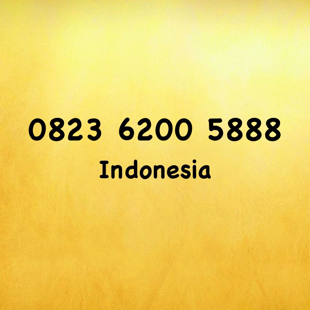 Nomor Cantik Kartu AS Triple A - 888 - 0823 6200 5888