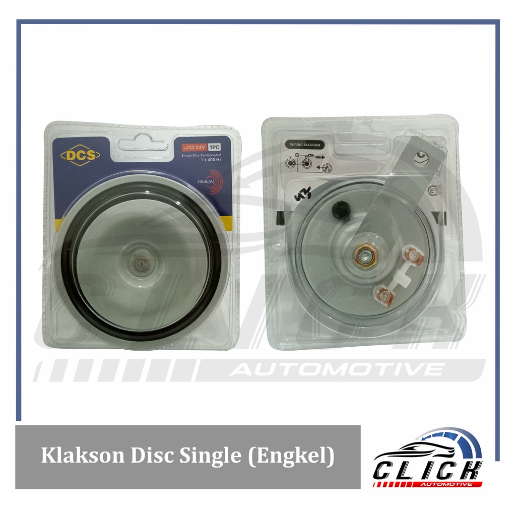 Klakson Disc Engkel Single / Klakson Disc Mobil Motor Truck Universal