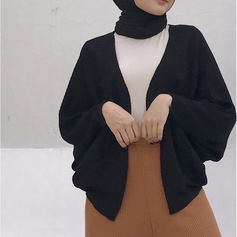 CARDIGAN RAJUT BATWING/ATASAN RAJUT WANITA BIG SIZE/OUTER WANITACARDIGAN RAJUT / BATWING KELELAWAR CARDIGAN / CARDIGAN BIG SIZE(PREMIUM) //INDY CARDIGAN//