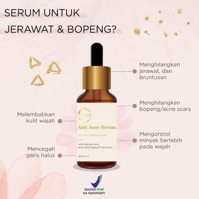 (READY STOCK) LUCIENNE Super Acne Serum || Free Gift