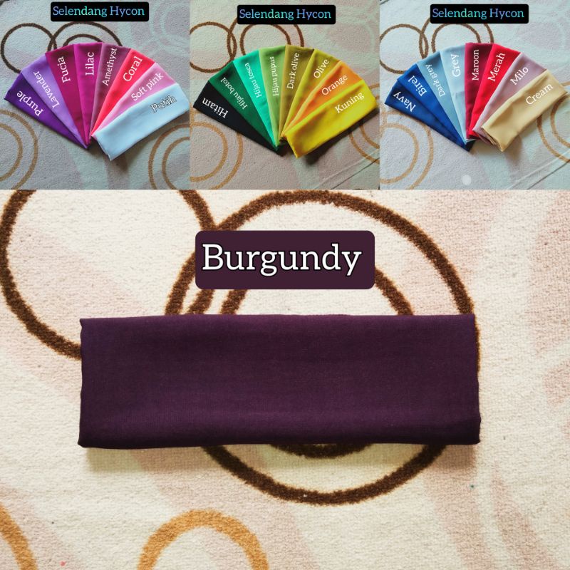 Selendang Hycon-Burgundy