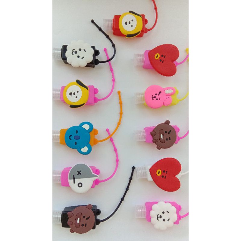 HAND SANITIZER HOLDER GEL 30 ML BT21