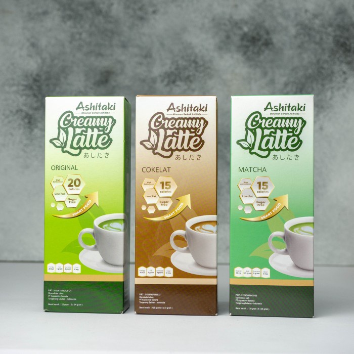 

Pasta-Aneka- Ashitaki Creamy Latte - Tinggi Antioksidan, Sugar Free, Low Fat - Original -Aneka-