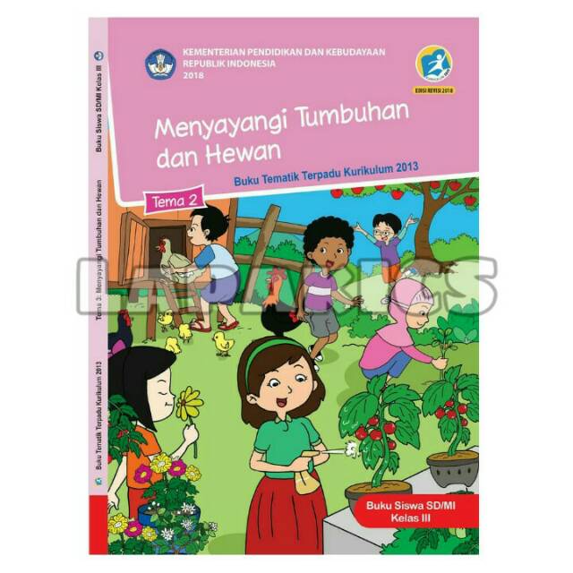 Paket Buku SD Kelas 3 Semester 1 Tematik Terpadu Revisi 2017-2018  Kurikulum 2013 Kurtilas-4