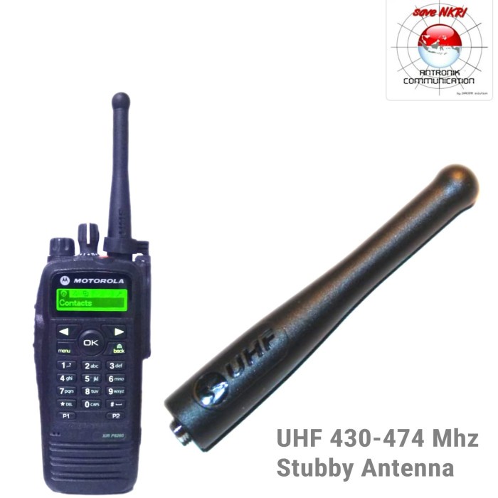 Jualan Antena Xir P8268 Uhf P9268 Antene Ht Motorola P8268 P9268 430-474Mhz M Trendi