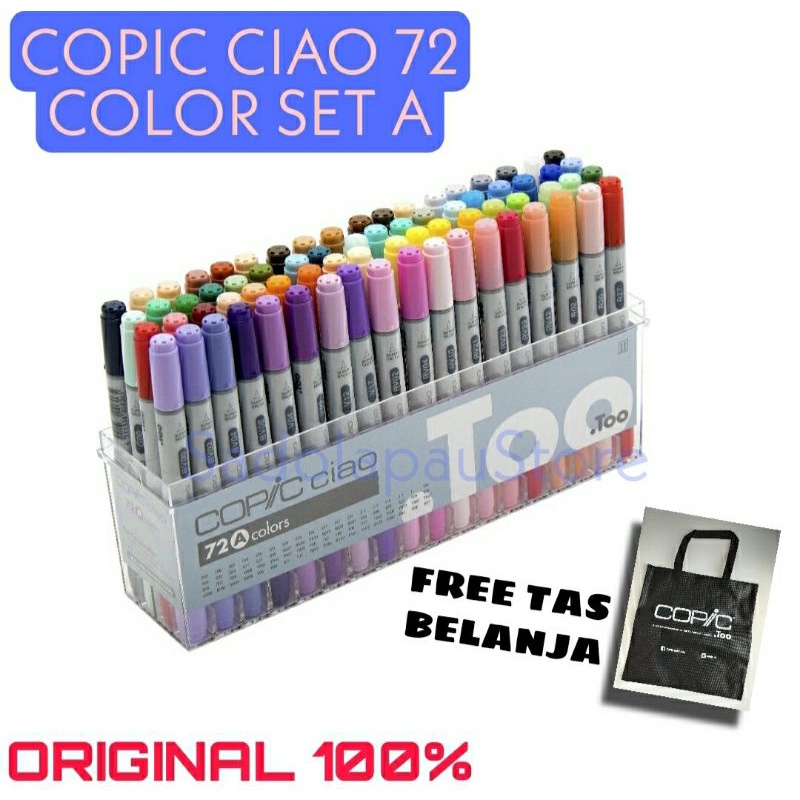 

PROMO!!! COPIC CIAO 72 COLOR SET A DAN COPIC CIAO 72 COLOR SET B