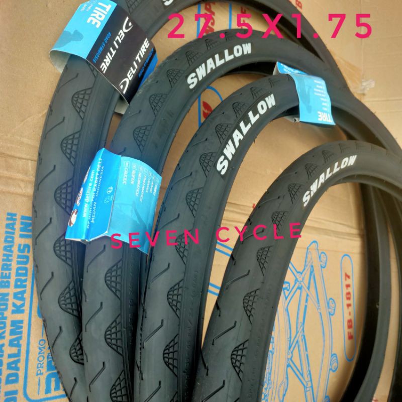 Ban luar Sepeda Mtb Deli tire Swallow 27.5 X 1,75 dan 27,5 X1,50 wired