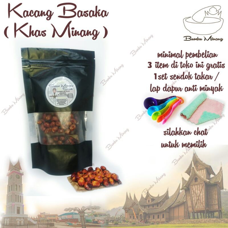 

kacang basaka ( kacang dgn gula merah ) khas makanan Minang Bukittinggi sumbar