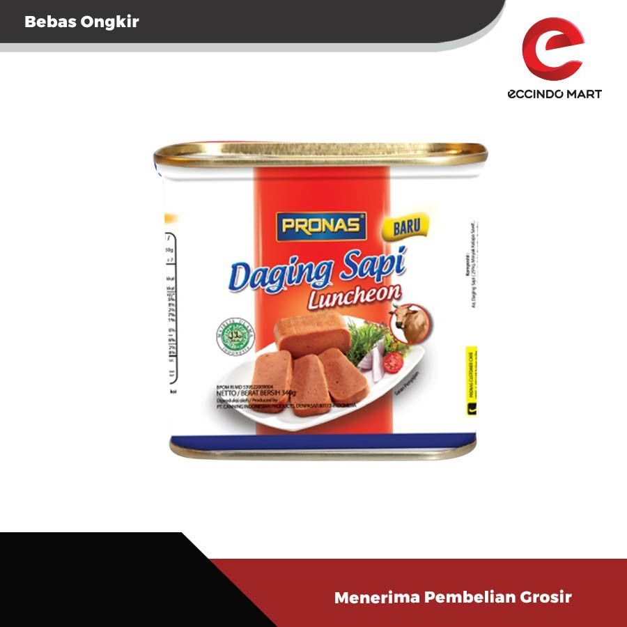 

Daging Kaleng / Pronas Luncheon Daging Sapi 340 gram / Pronas