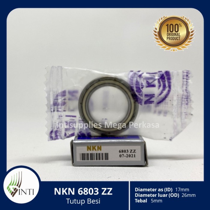 Bearing NKN 6803 ZZ