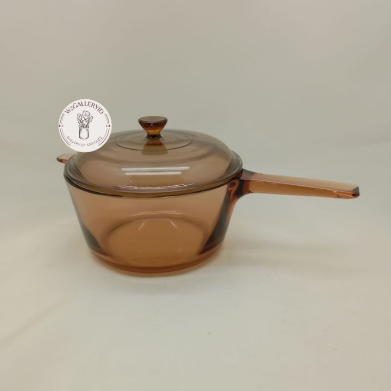 Vision Corning 2,5L/ware pyrex vision/corning ware/panci pegangan kaca