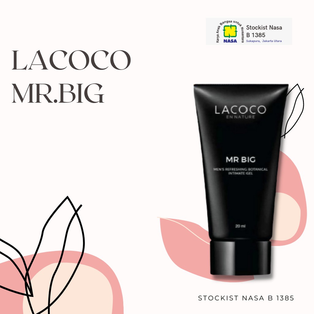 Lacoco MR. Big Obat Oles Pembesar Kelamin Penis Mr P Alat Vital Pria Dewasa Permanen (20 ml)