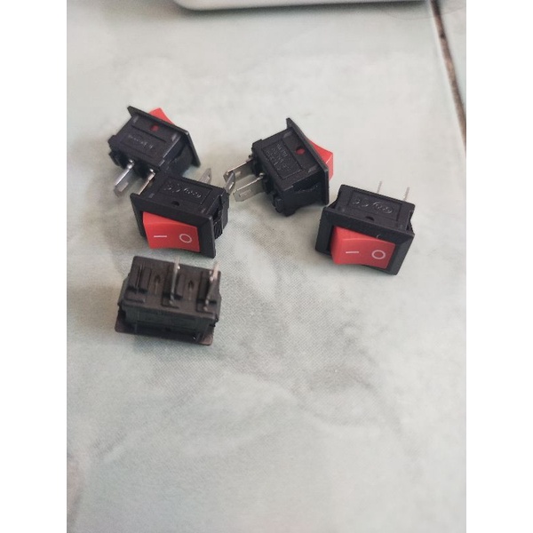 saklar rocker  switch on off  mini 2 pin