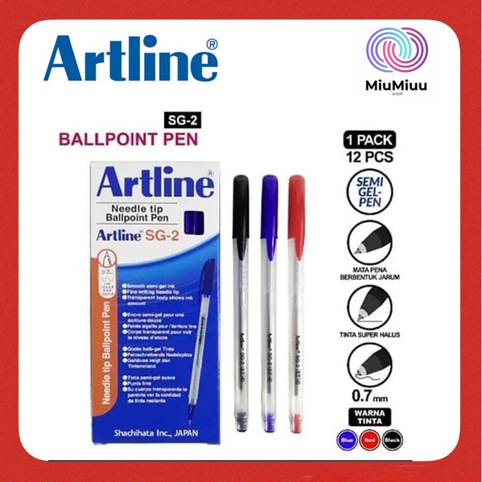 

Murah Pulpen Artline Sg-2 0.7Mm 12Pcs/Box Terbatas