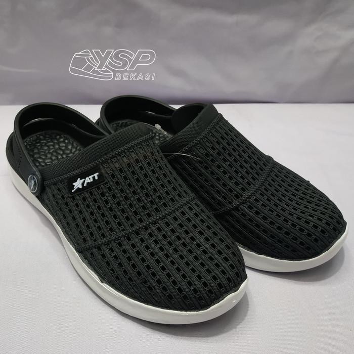 SEPATU SANDAL KARET SLOP PRO ATT MSL 562/SENDAL BAIM SELOP PRIA WANITA - Hitam, 40