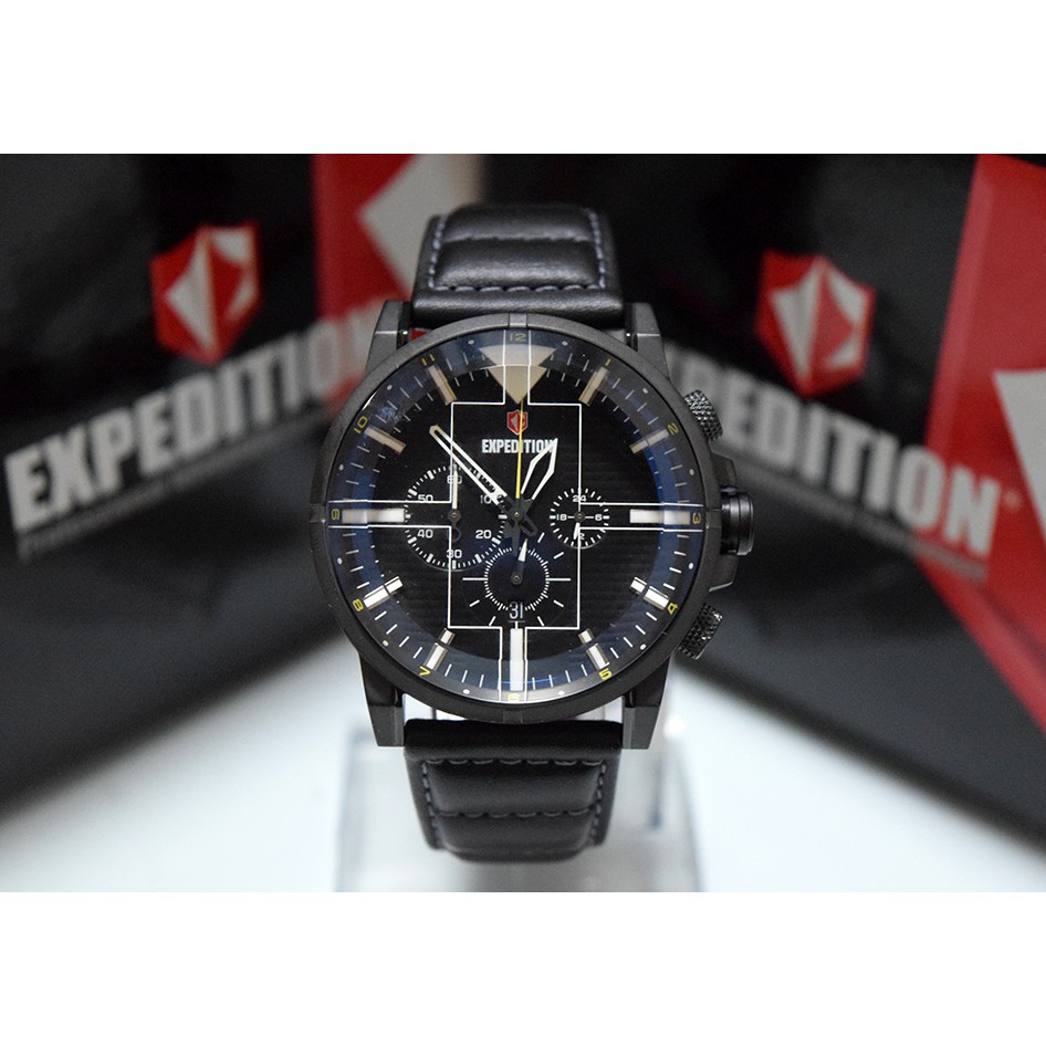 Jual Expedition E6717 Full Black Men Original | Shopee Indonesia