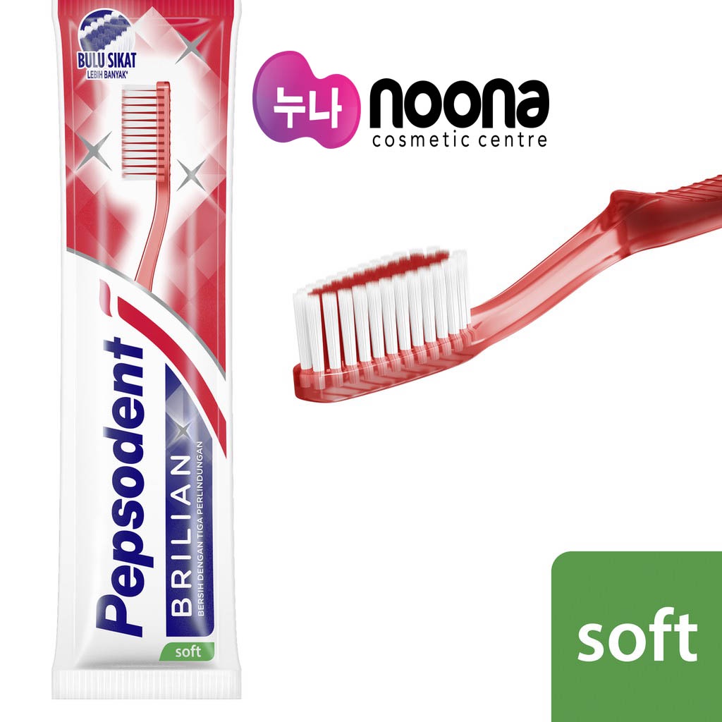 PEPSODENT SIKAT GIGI BRILIAN SIKAT GIGI LEMBUT (isi 1)