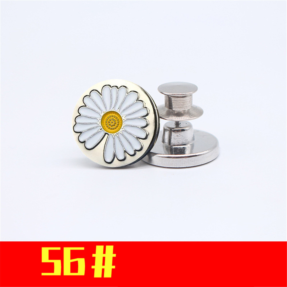 【TERSEDIA &amp; COD】2PCS Kancing Bahan Metal Ukuran 17mm Untuk Aksesoris Pakaian