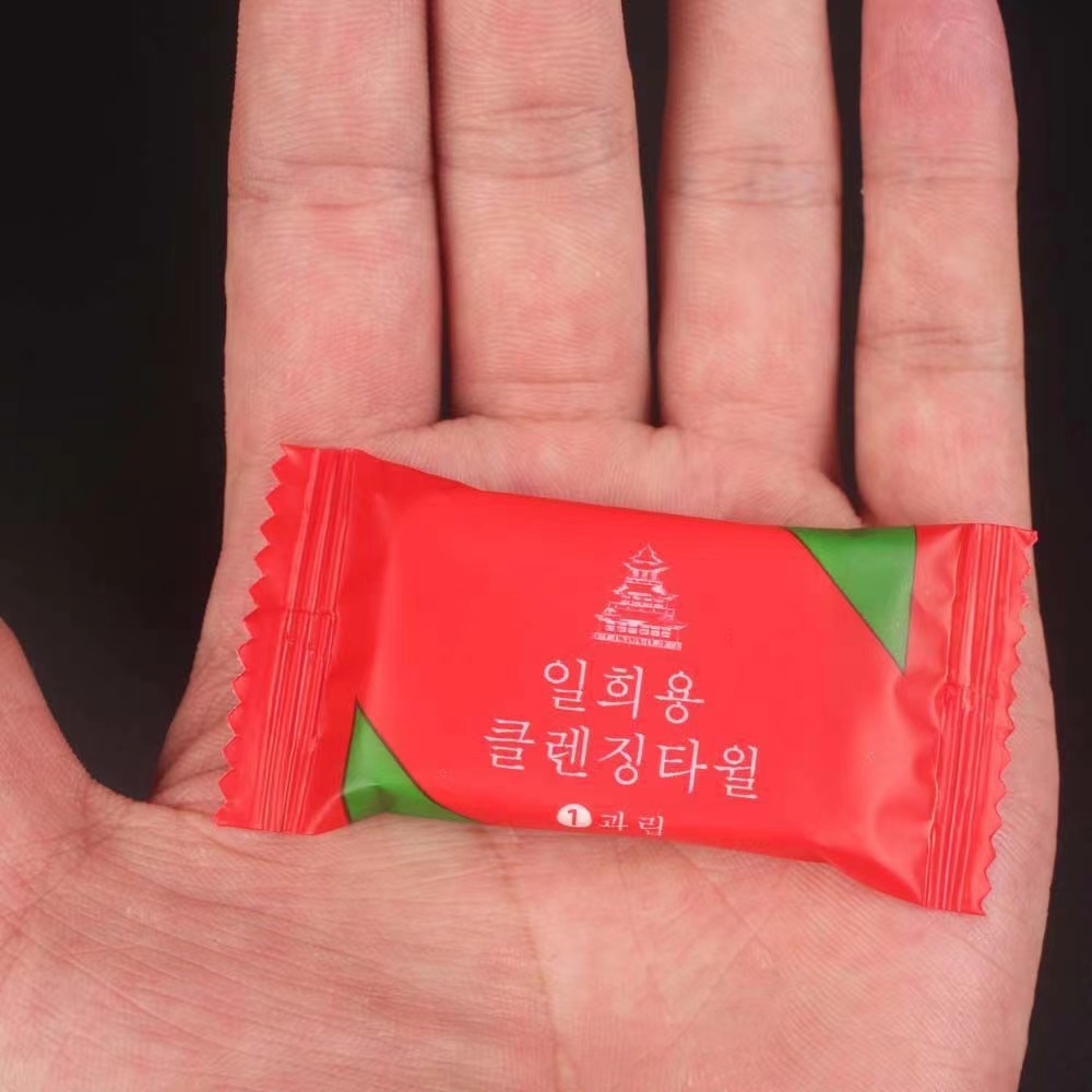 Handuk Wajah Compressed  Travel Size Tissue Candy Kompres Portable