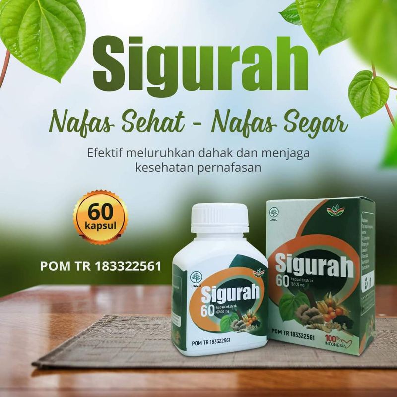 Jual Kapsul Sigurah Si Gurah Original Ekstra Herbal Pernapasan Gurah Batuk Indonesiashopee 8010