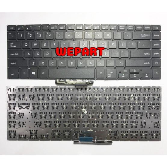 Keyboard Laptop ASUS S15 S510 S510U S510UA S510UN Tombol Power on off