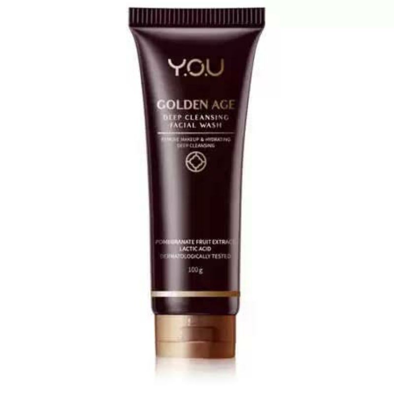 Y.o.u golden age deep cleansing face wash  (you sabun cuci muka)