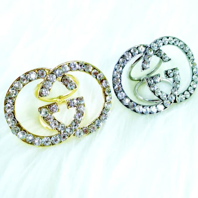 Cincin / Ring Kerudung / Jilbab / Syal Gold Gucci