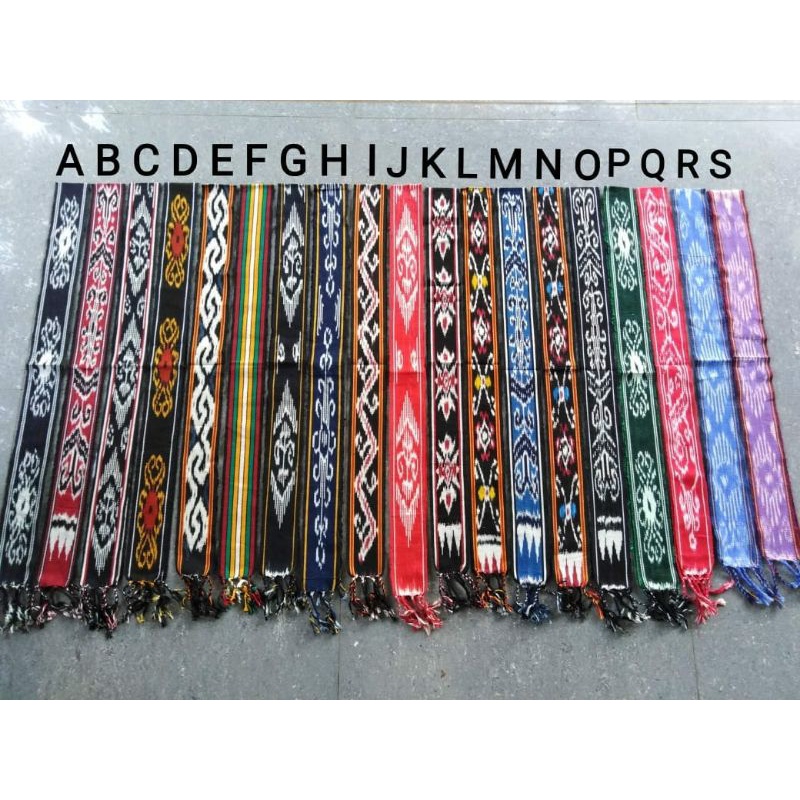 COD Ikat Kepala Dayak Kalimantan / Ikat Kepala Tenun Motif Lengkap