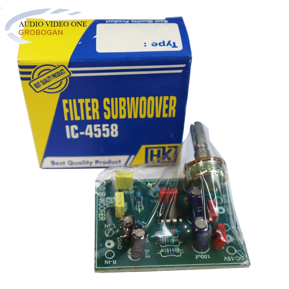Filter Subwofer IC-4558 Kit Filter-Subwoofer HK IC 4558 ORIGINAL