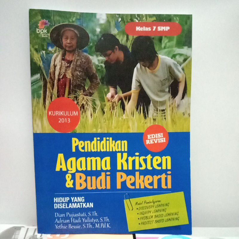 Pendidikan agama Kristen dan Budi Pekerti kelas 7 SMP revisi