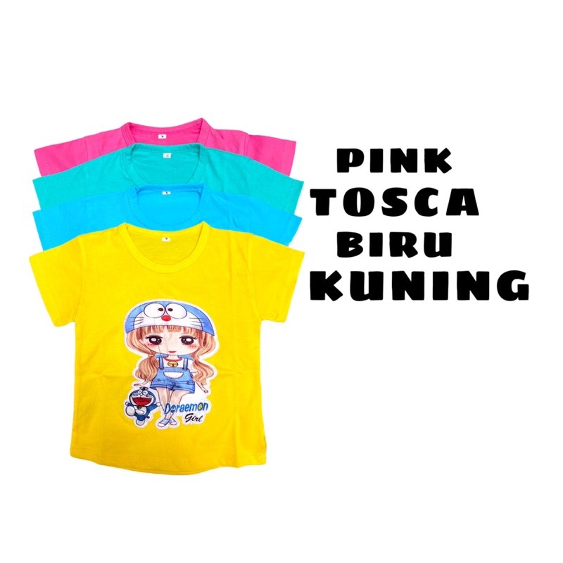 Kaos Anak Cewek Terlaris Termurah Lol / Baju Anak Kaos Anak Perempuan Lengan Pendek Bahan Katun