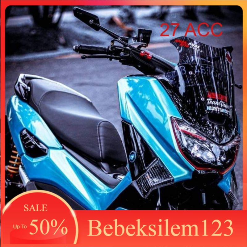 Spion Model Circuit motor Nmax new Nmax 2020 Hitam