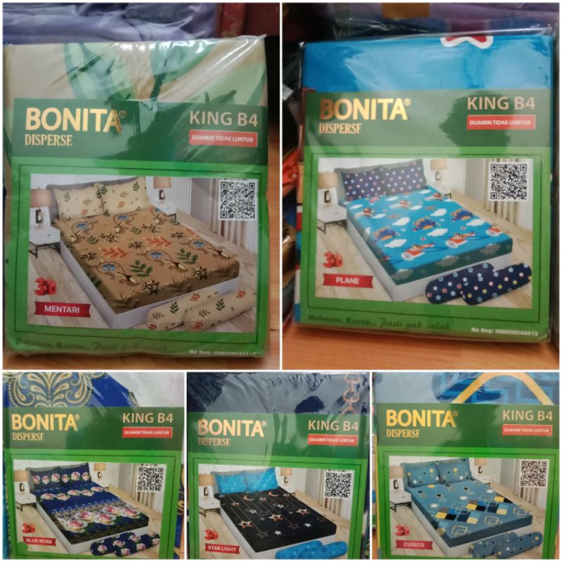 sprei bonita 180X200 / sprei bonita nomor 1 / sprei bonita B4