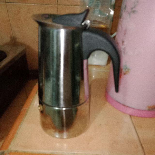Teko Pembuat Kopi / Mokapot Espresso Coffee Maker 100ml 200ml