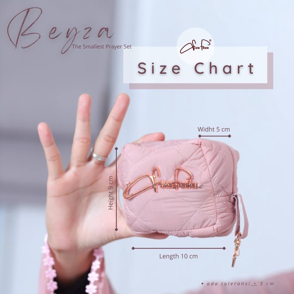 SIKAFARA - Mukena Ketupat Beyza Mukena Traveling mukena Lebih  kecil dari  hp Mukena Mungil Telekung