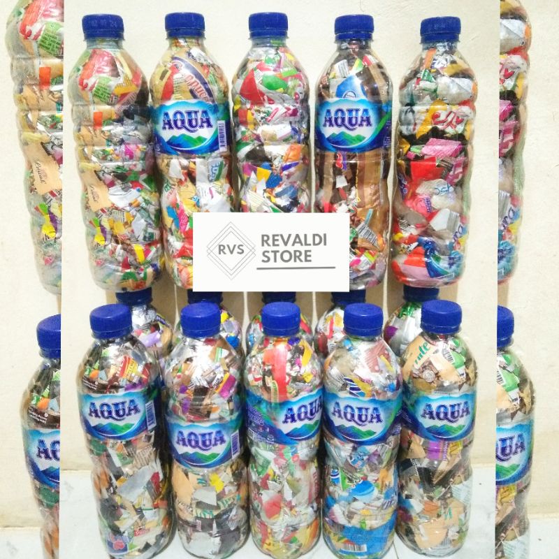 PROMO Ecobrick botol 600 ml kepadatan 200+ gram