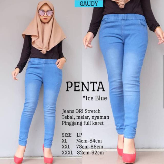 CELANA JEANS WANITA LEGGING KOLOR