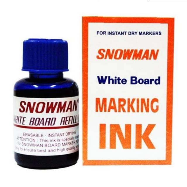 

Tinta White Board Snowman Biru ORI