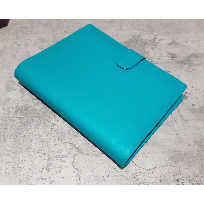 Buku Binder A5 Ring 20 Polos Kulit Notebook Agenda Catatan Keuangan Harian Tabungan Target Bulanan Akuntansi Journal Planner Ziplock Zipper Lock File Folder Pembatas Binder-2