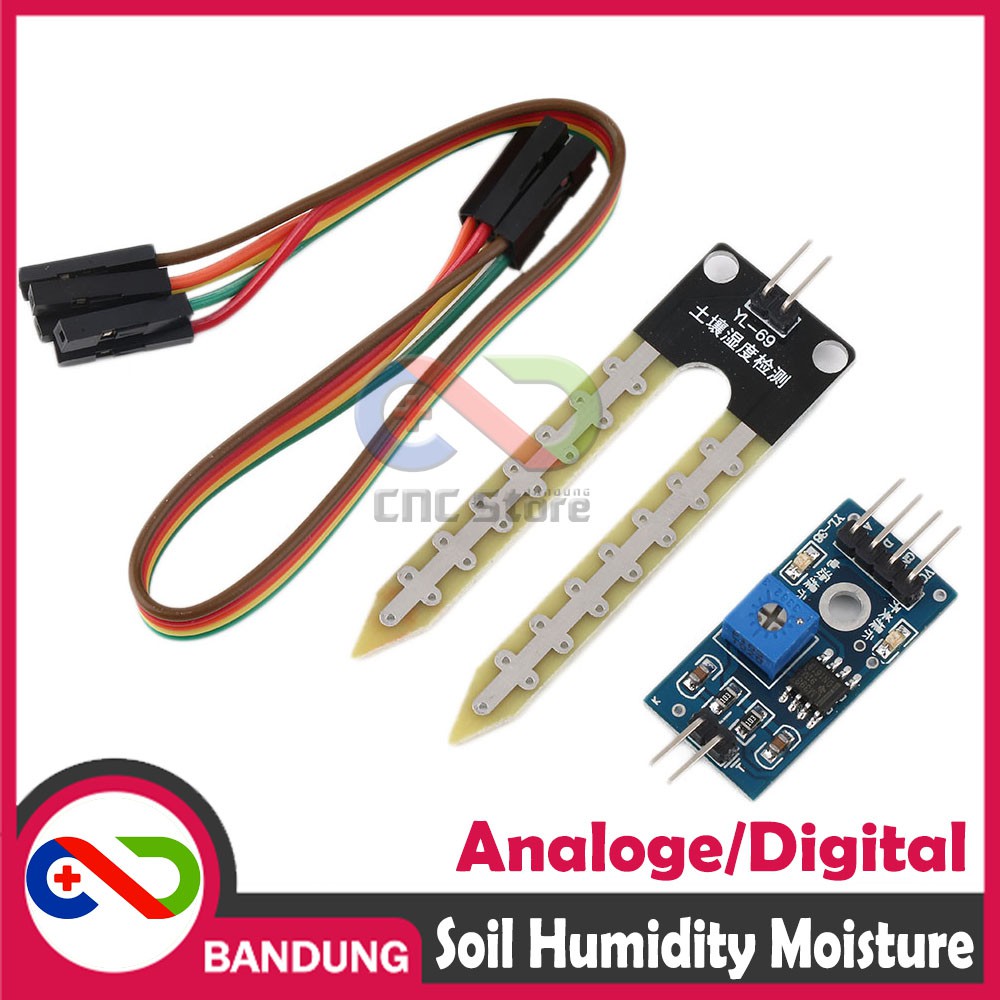 MODULE SENSOR KELEMBABAN TANAH SOIL HUMIDITY MOISTURE SENSOR MODUL