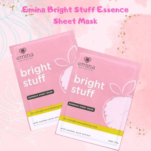 Emina Bright Stuff Essence Sheet Mask/Essence Sheet Mask Emina