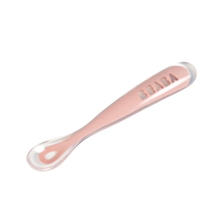 [PROMO] Beaba Baby Ergonomic 1St Age Spoon Sendok Makan Bayi Pink