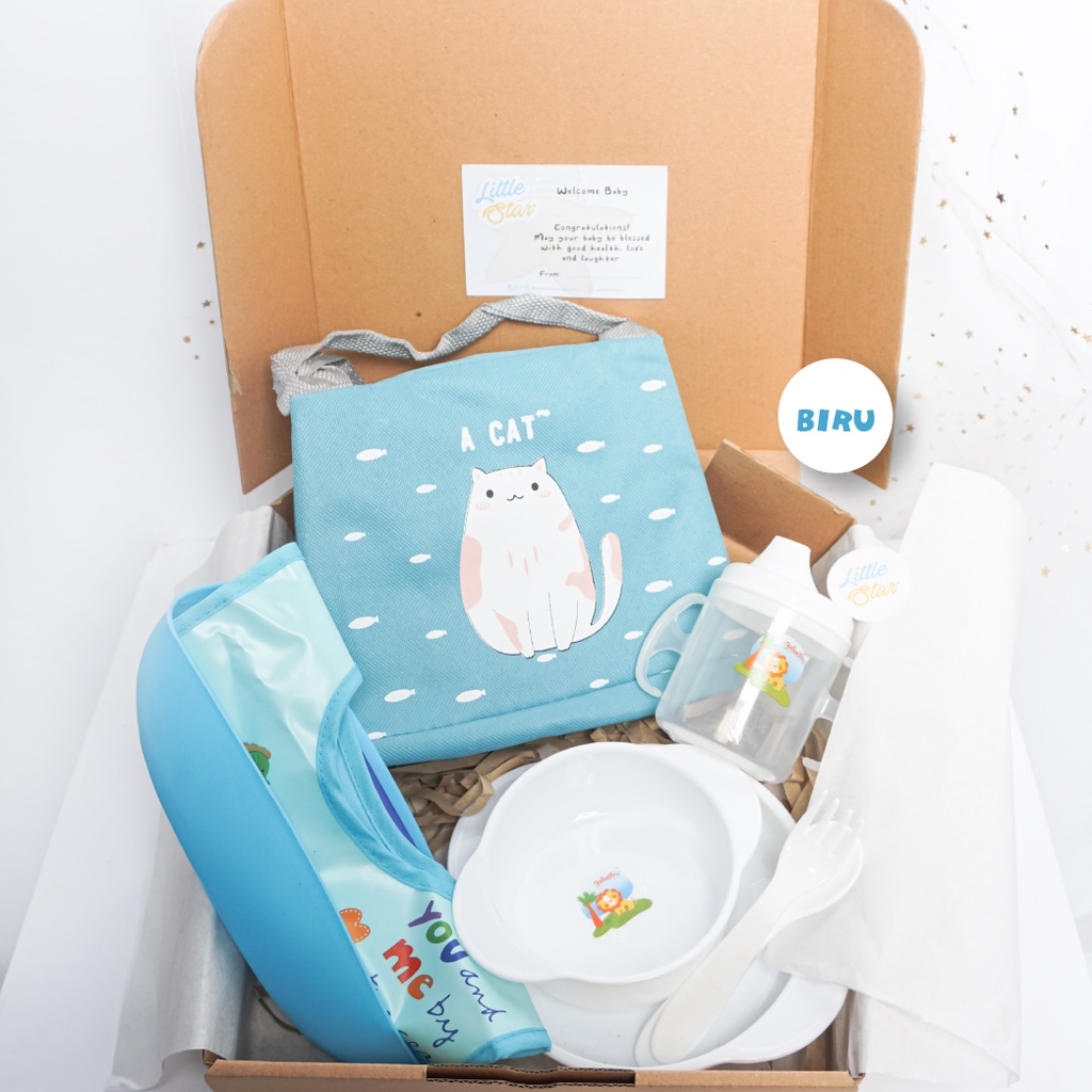 Little Star Feeding Travel Baby Hampers Bayi Newborn Baby Gift Set Unisex Premium - Set 4