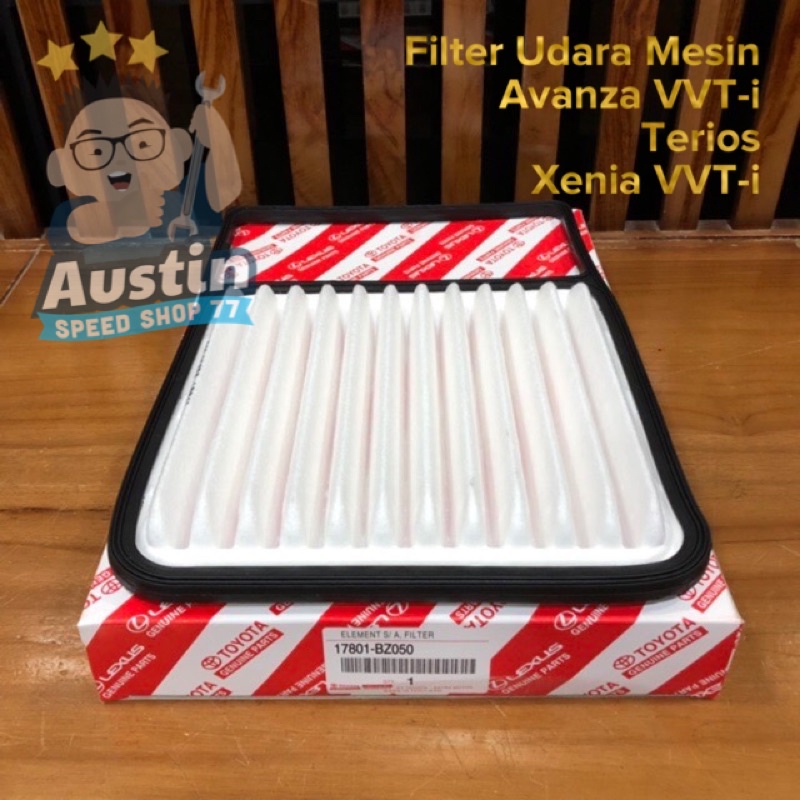 Filter udara / air filter avanza 1.3,1.5 vvt-i Rush Terios PN : 17801-BZ050